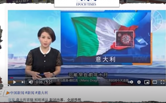 Trung Quốc loan tin Thủ tướng Ý thừa nhận về nguồn gốc đại dịch có từ Ý, Lãnh sự Ý nói sao?